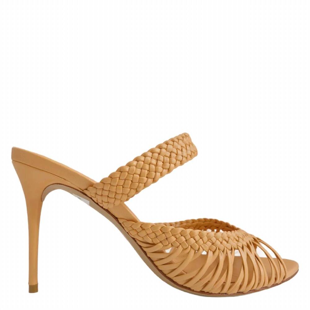 NEW ALEXANDRE BIRMAN women's agatha 85 heels in papaya mist
